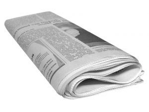 Painting Tips Newsletter - picture of Newspaper.
