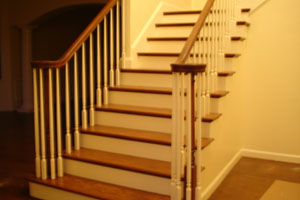 How to Stain - picture of stars, railing