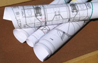 Commercial Painting Services - picture of blueprints