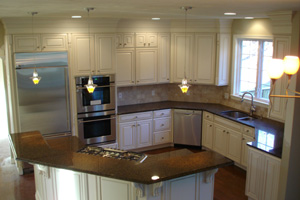 Interior House Painting - picture of living room mantel